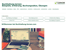 Tablet Screenshot of buchhaltung-lernen.com